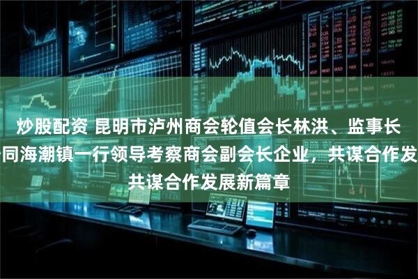 炒股配资 昆明市泸州商会轮值会长林洪、监事长张贵华陪同海潮镇一行领导考察商会副会长企业，共谋合作发展新篇章
